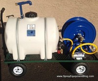 4 wheel cart sprayer
