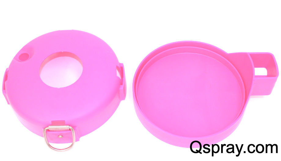 pink B&G sprayer can covers