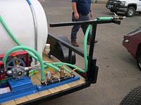jsw weed spray trailer boomless nozzles