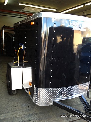 pest control spray trailer enclosed