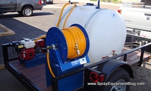 component mount trailer sprayer