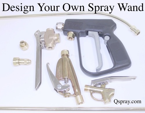 Design your own power sprayer wand
